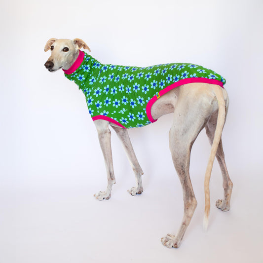 Camiseta Manga Corta Flower Power Galgo