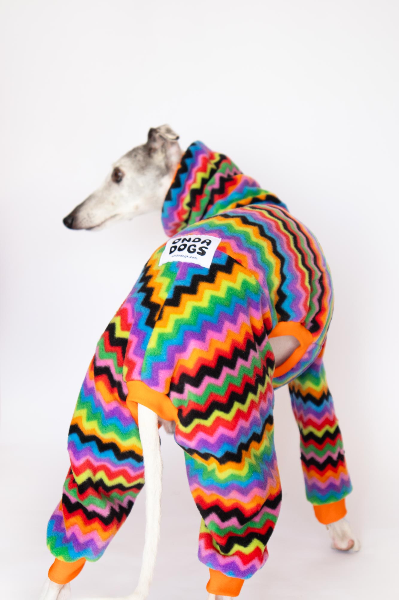 Whippet Fleece Aspen | Fleece suit and warm whippet clothing