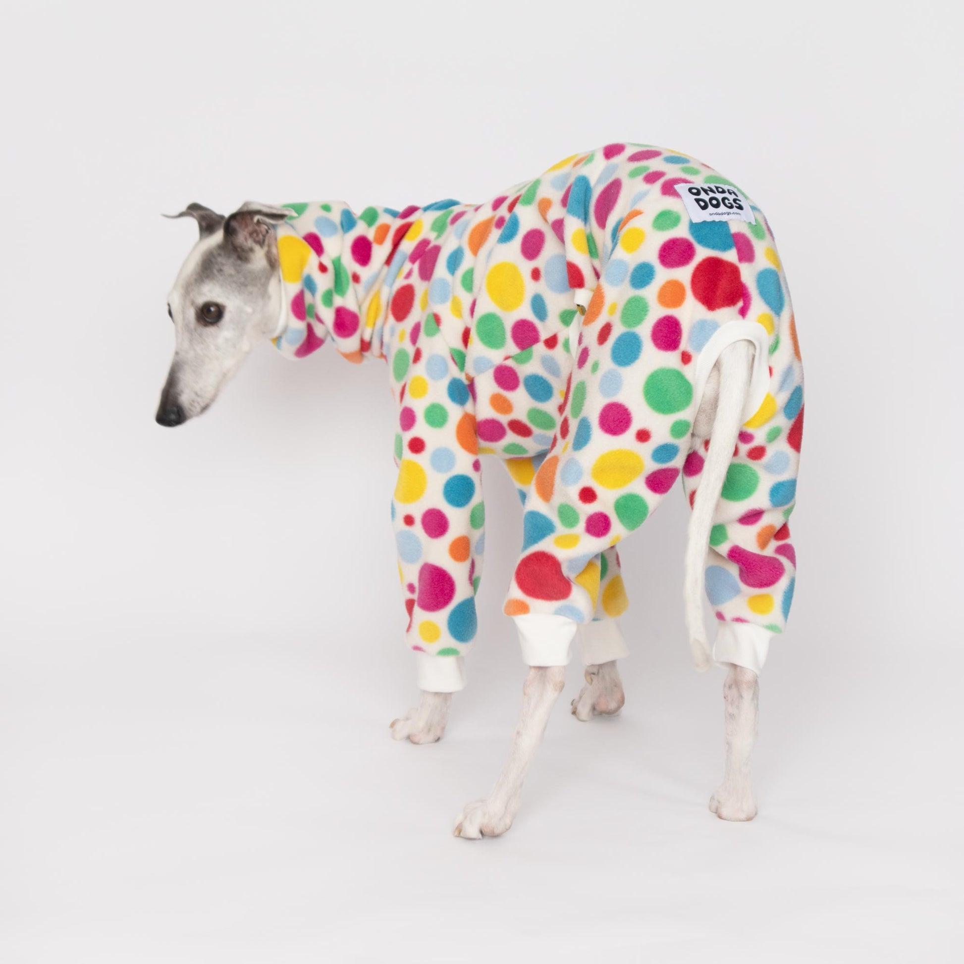 ropa galgo mono polar whippet polar confeti onda dogs greyhound clothes fleece for whippets
